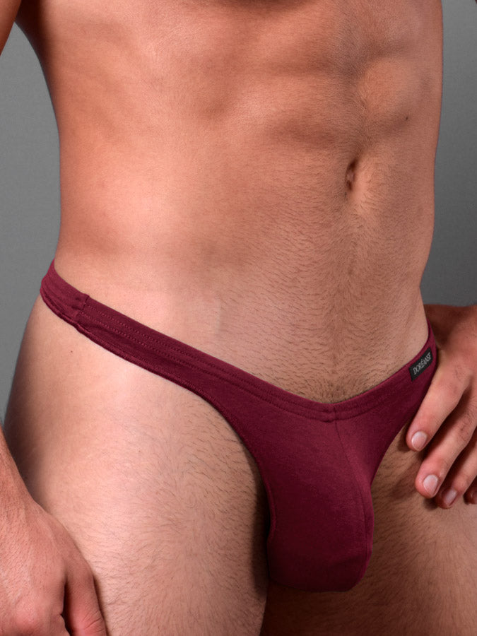 Burgundy Euro Thong