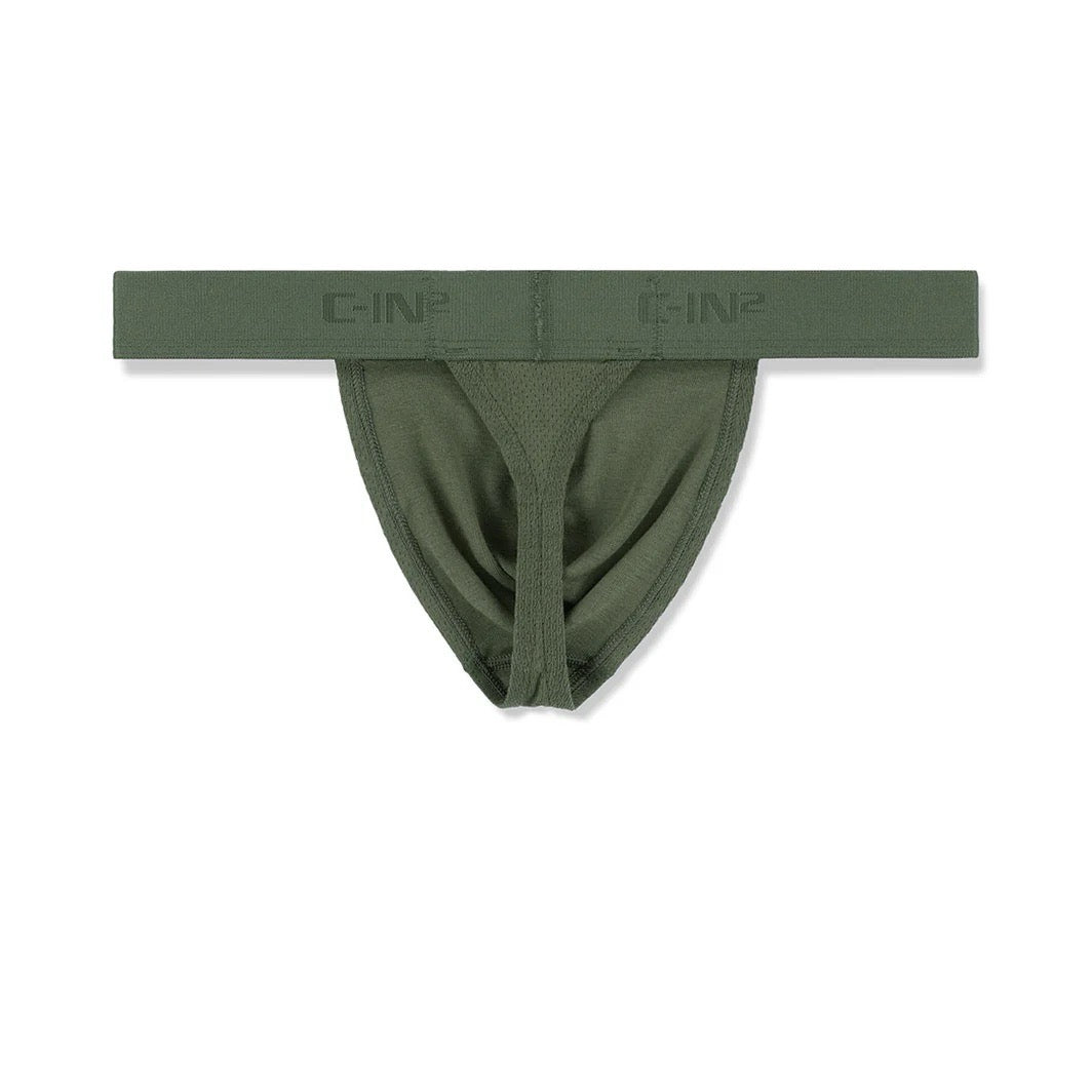Olive Active Thong