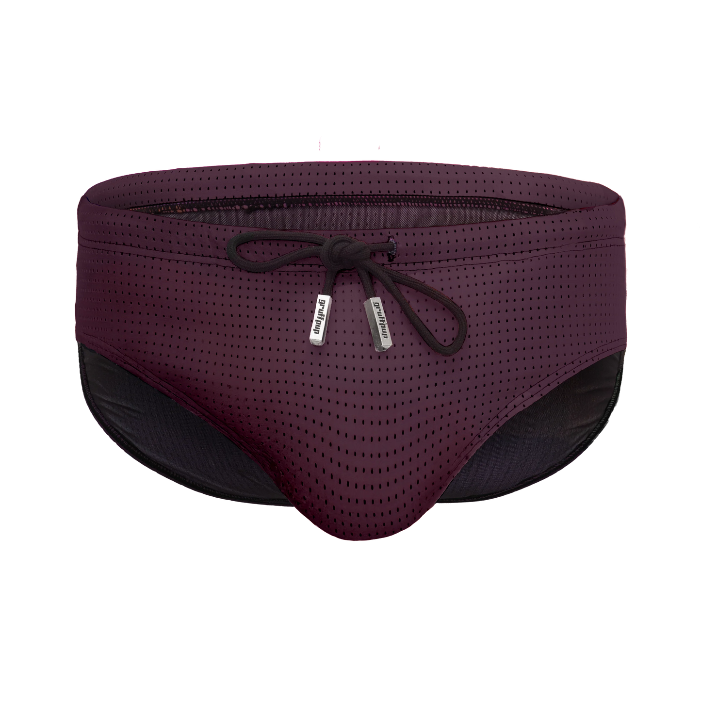 Burgundy Bulge Boost Swim Brief