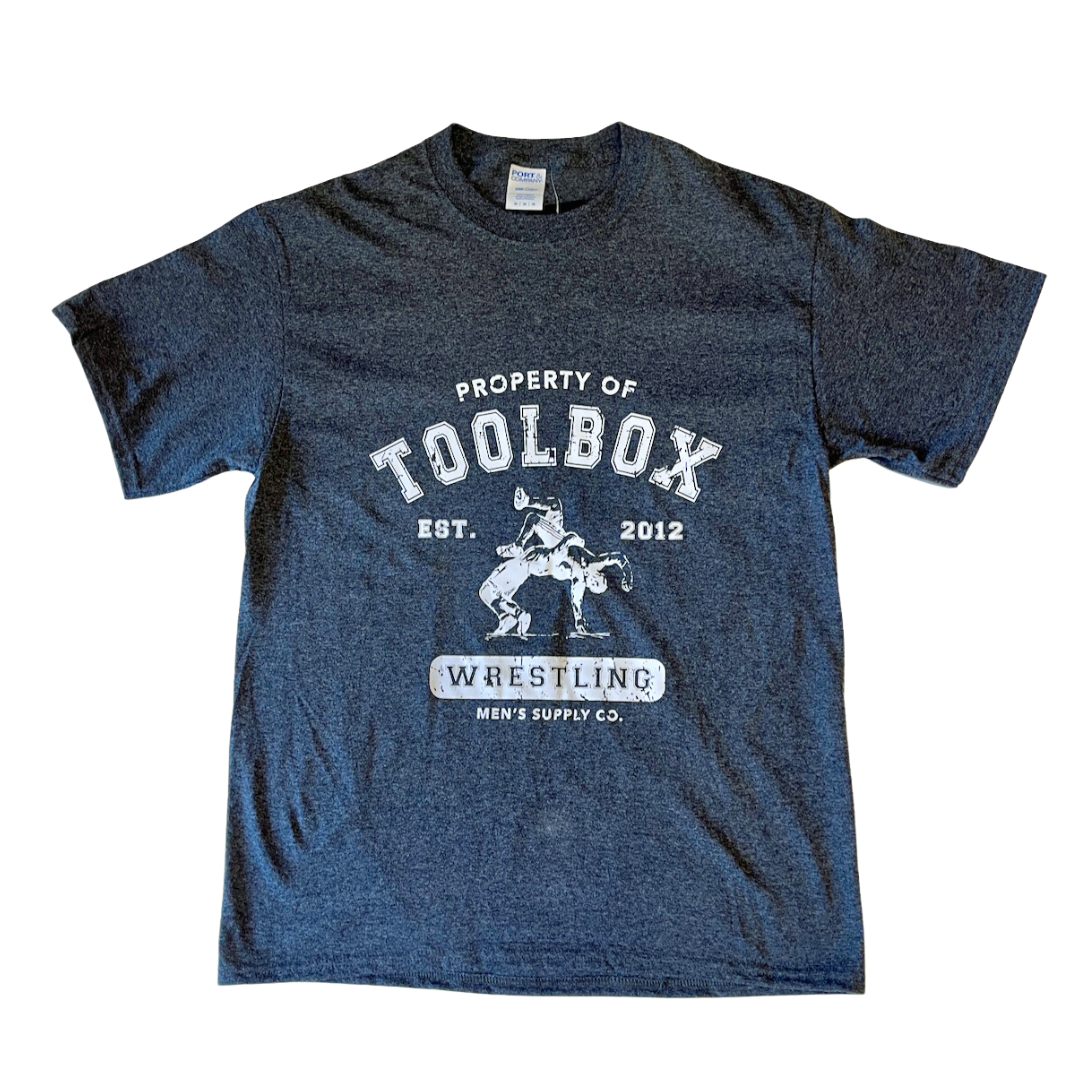 Dark Grey Wrestling Tee
