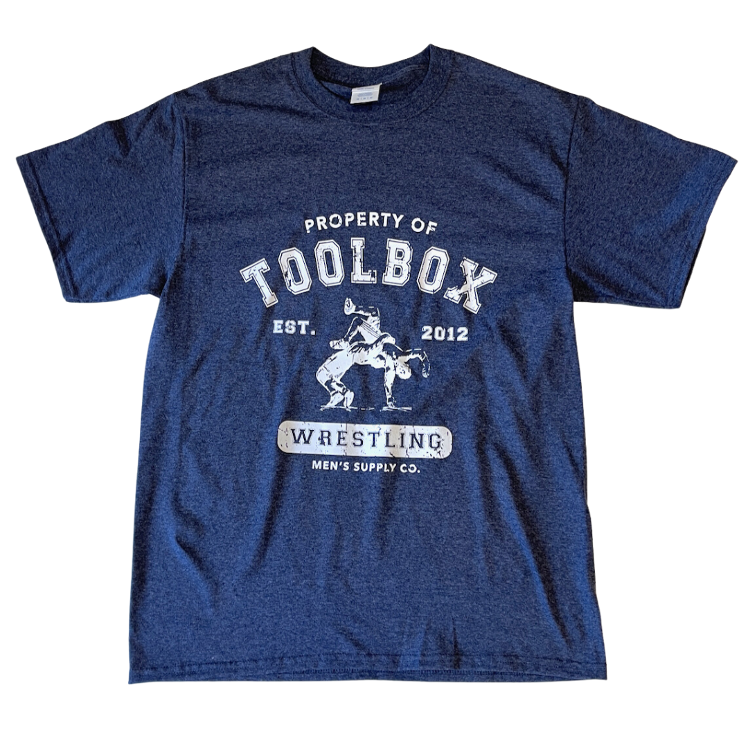 Navy Wrestling Tee