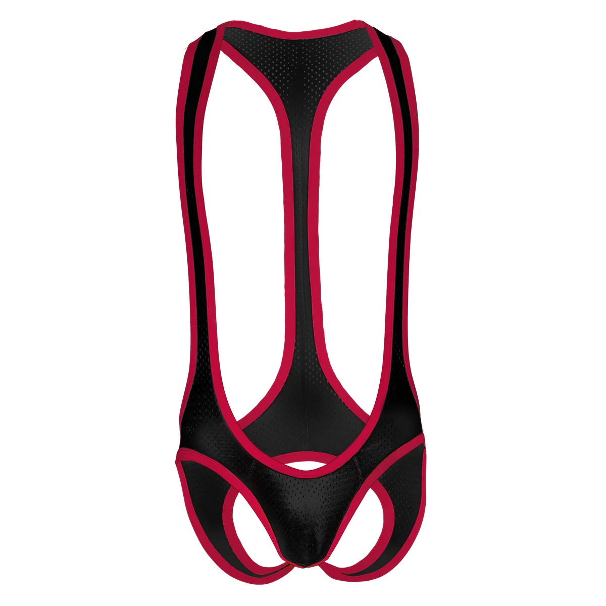 Black/Red Mesh Pro Bodysuit