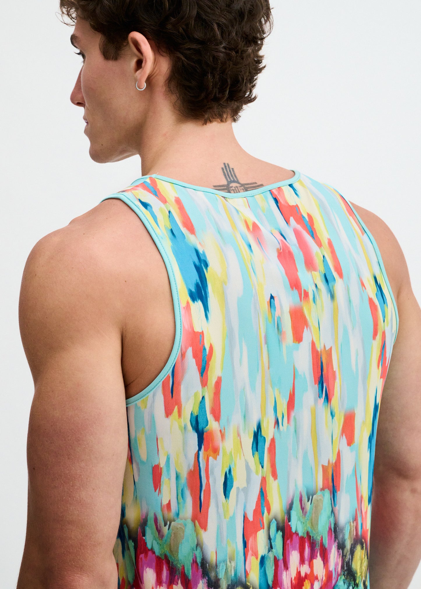 Teal Drips Tank