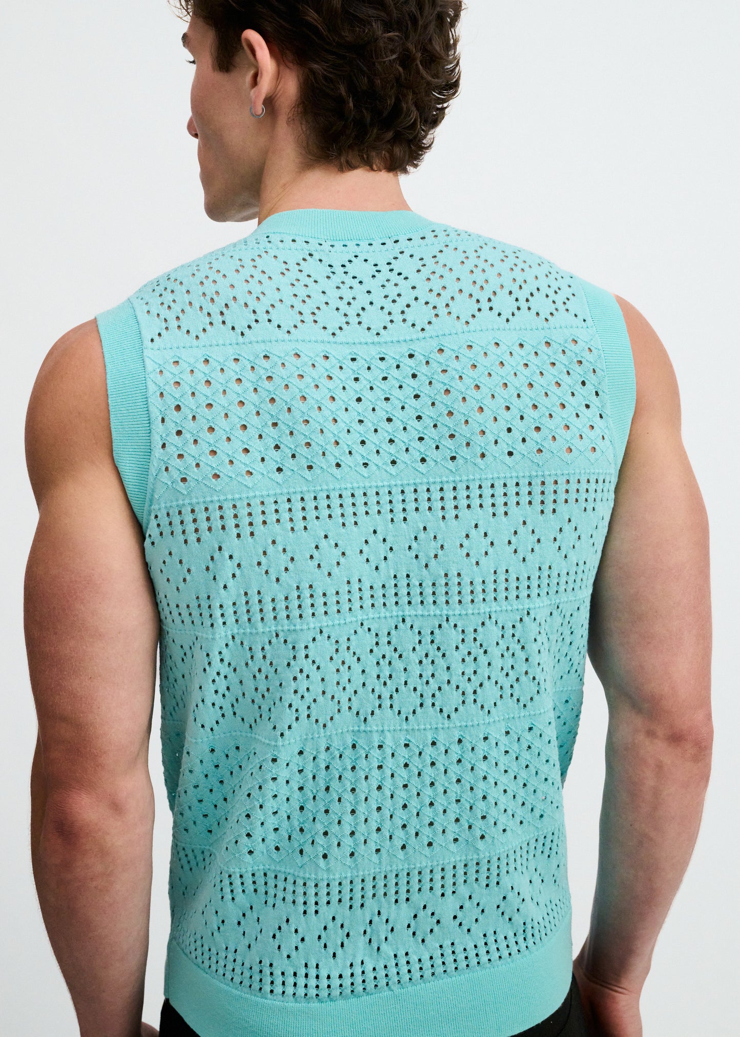Mirage Open Knit Vest