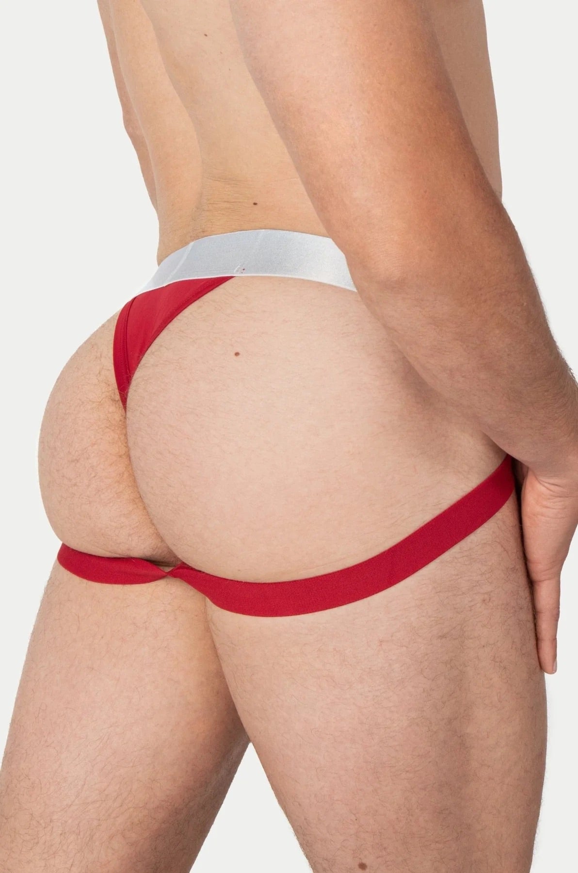 Red Apex Jock Thong