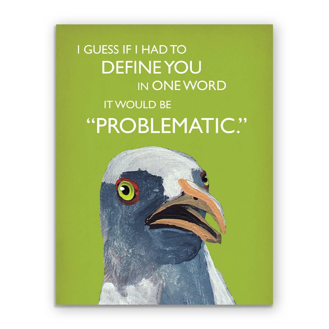 Problematic Greeting Card