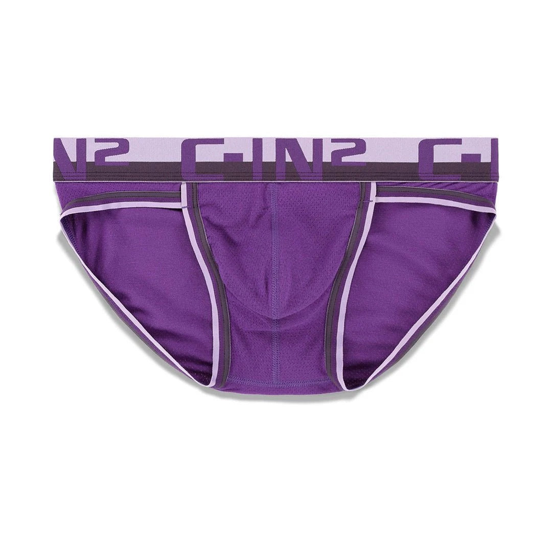 Purple Mesh Sport Brief