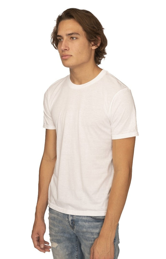 White Burnout Tee