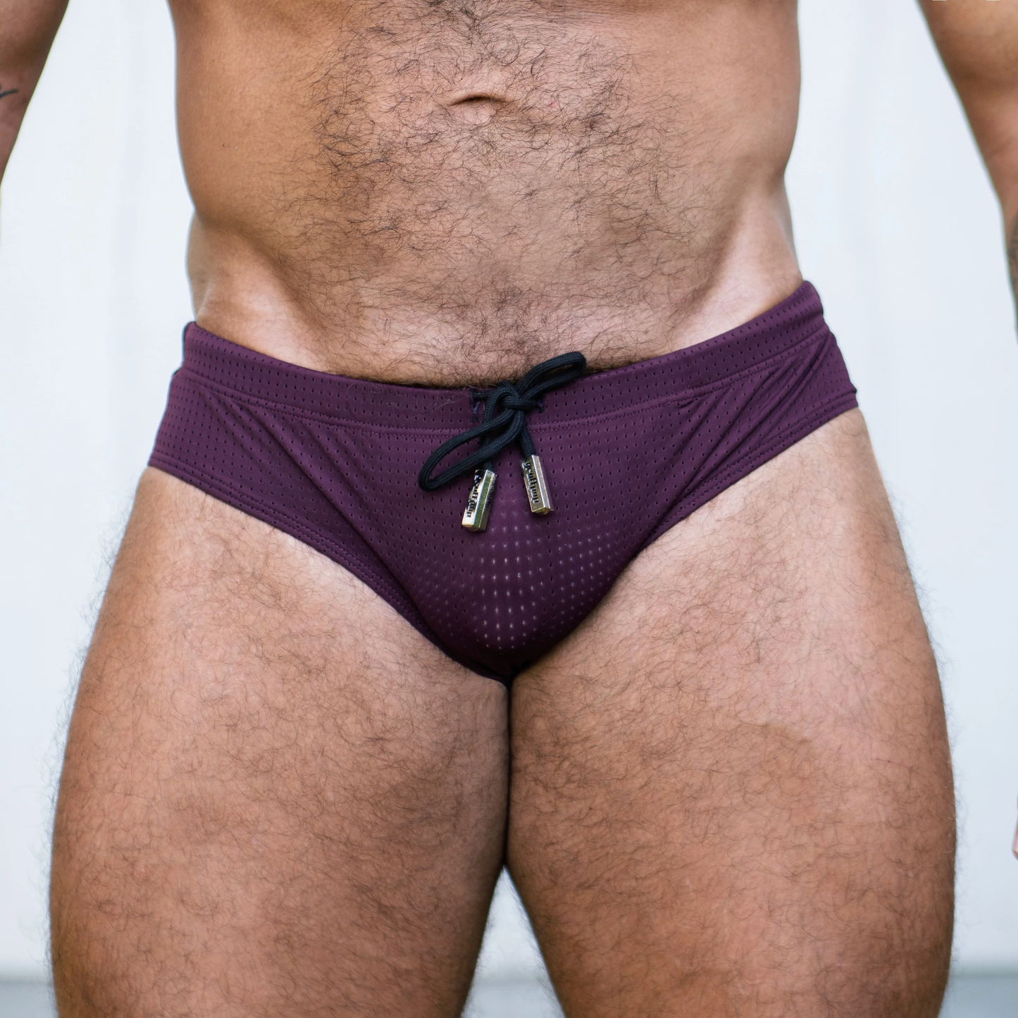 Burgundy Bulge Boost Swim Brief