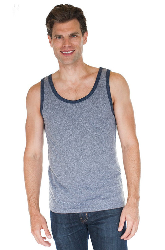 Vintage Navy Triblend Tank