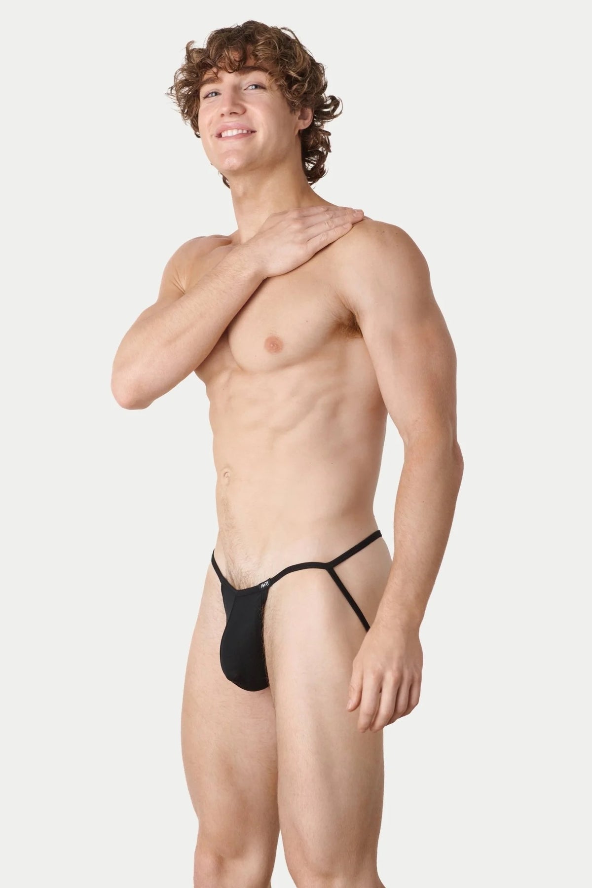 Black String Jock Thong