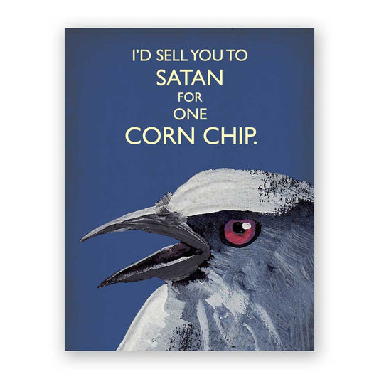 Corn Chip Greeting Card