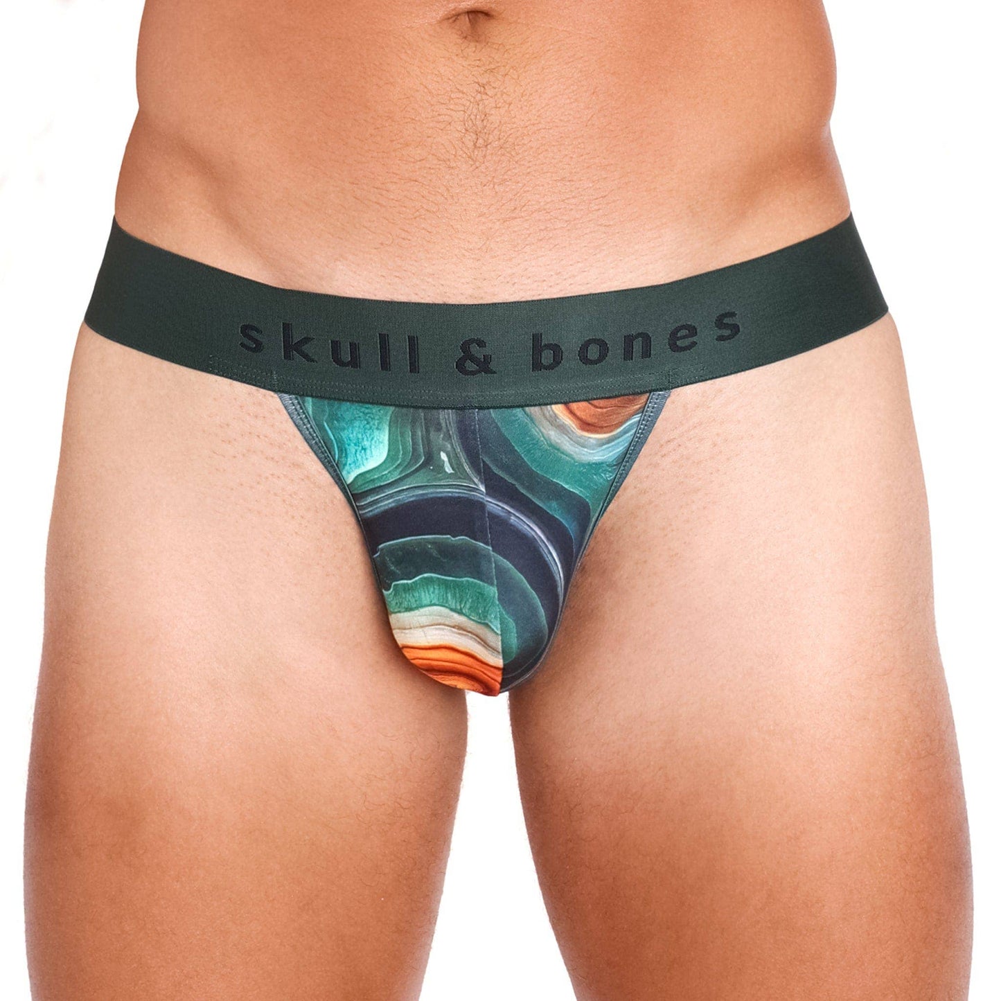 Emerald Agate Thong