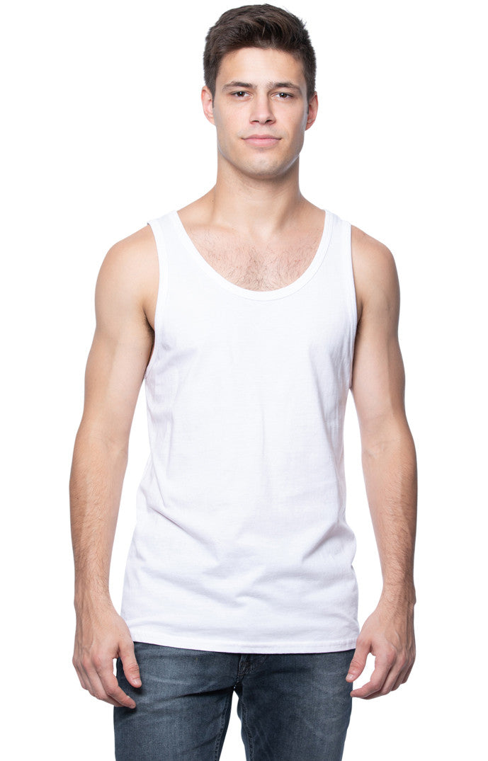 White Cotton Tank