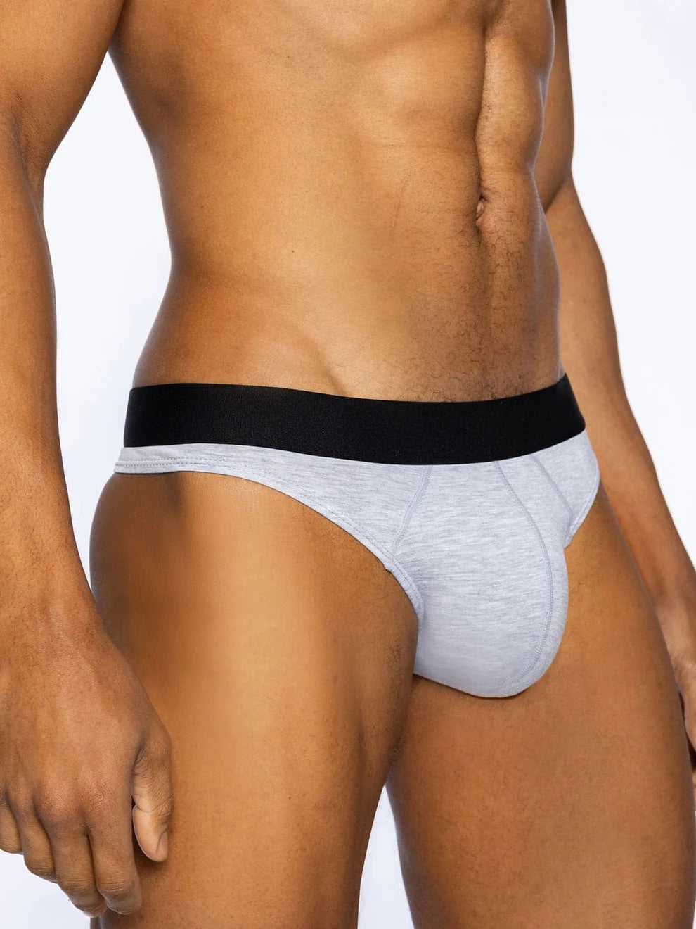 Grey Active Thong