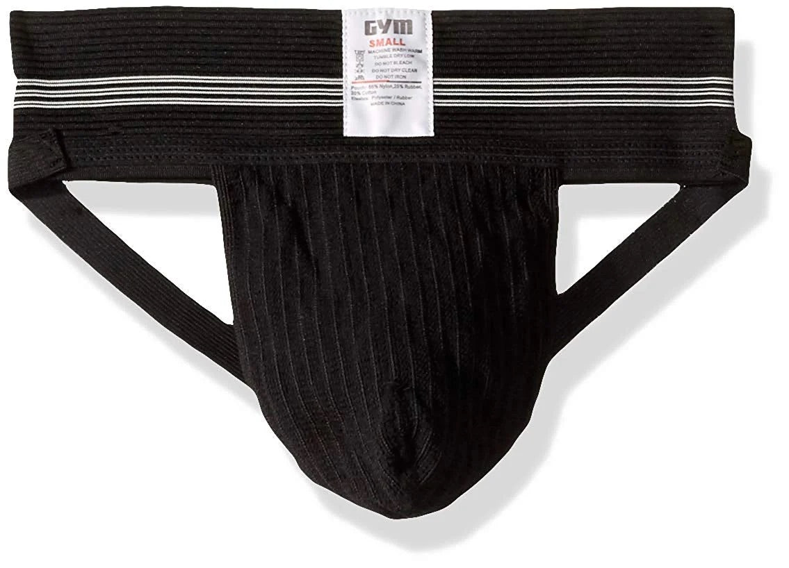 GYM Black Old School Jock
