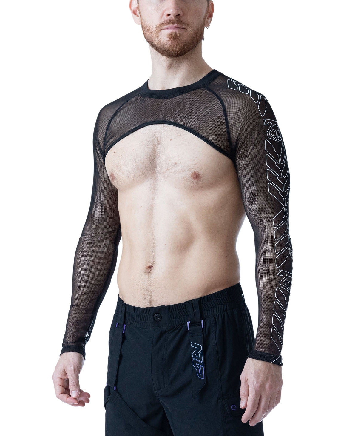 Cyber L/S Crop Top