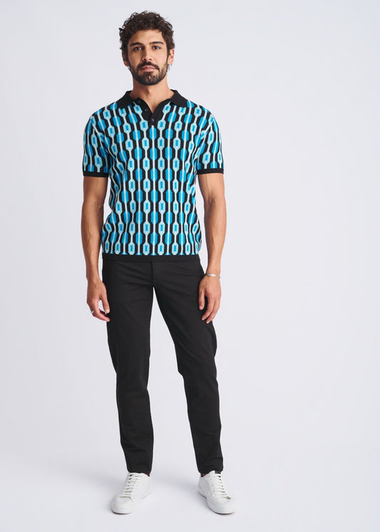 Ocean Jacquard Polo