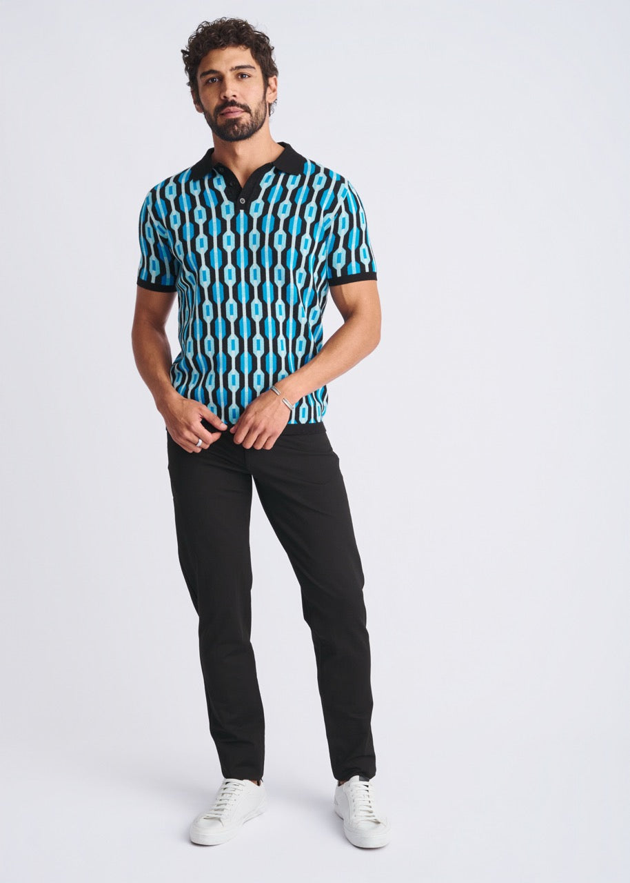 Ocean Jacquard Polo