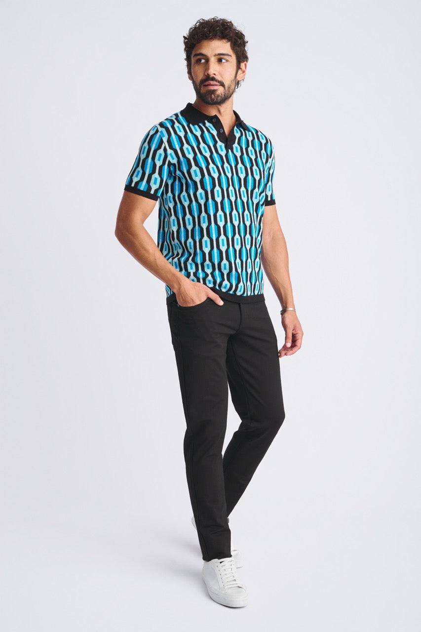 Ocean Jacquard Polo