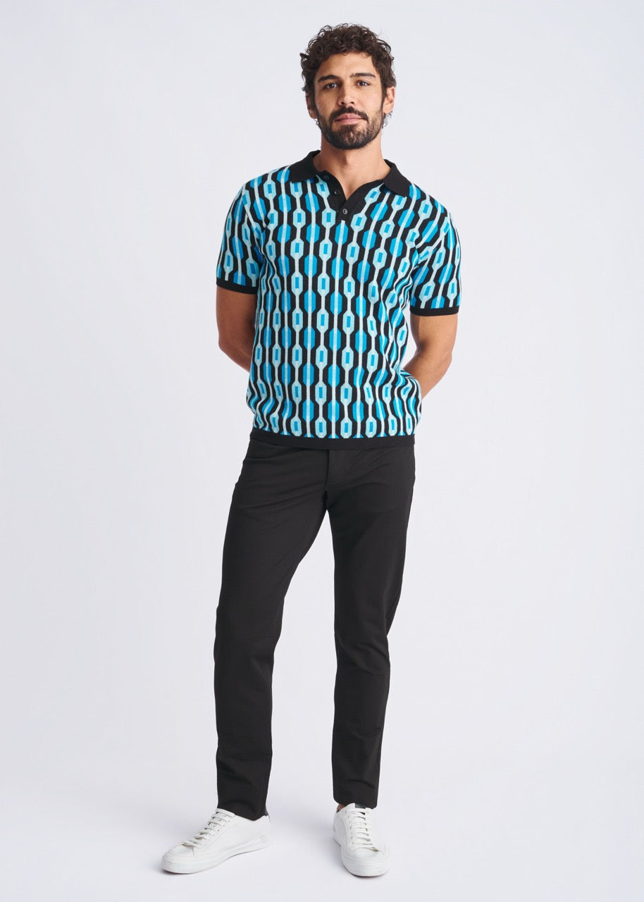 Ocean Jacquard Polo
