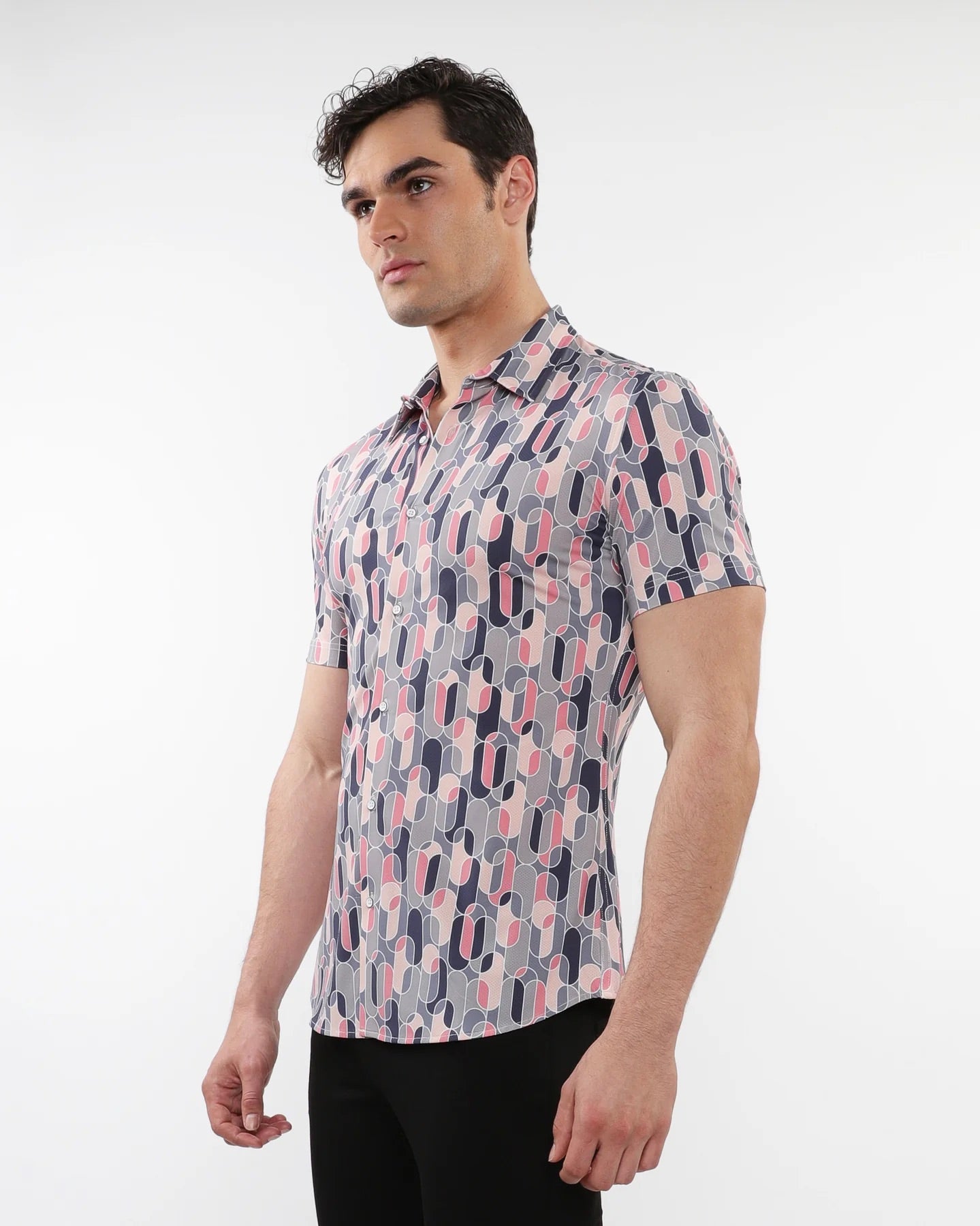 Swirls Printed Performance Shirt