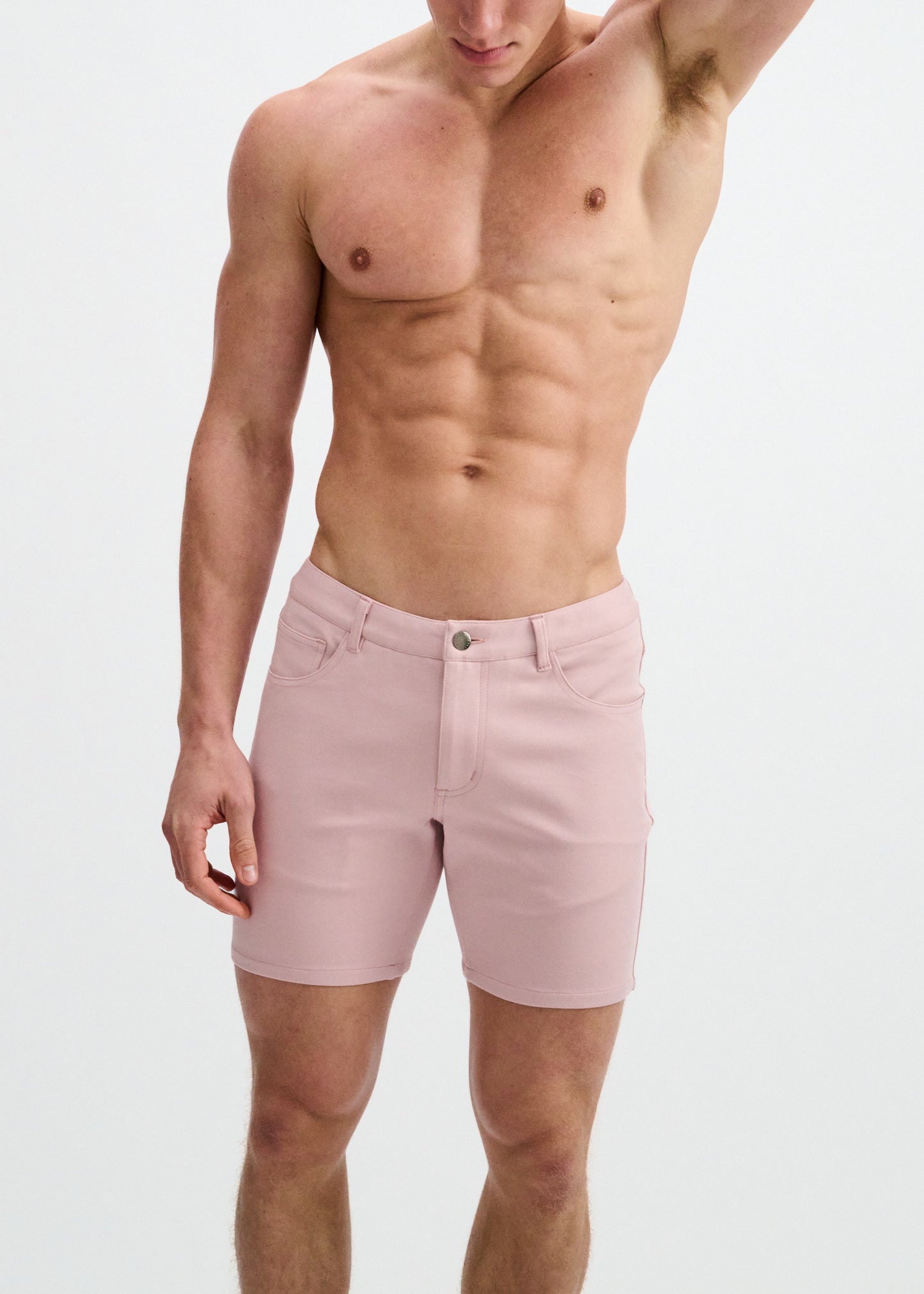 Pink 5" Stretch Knit Short