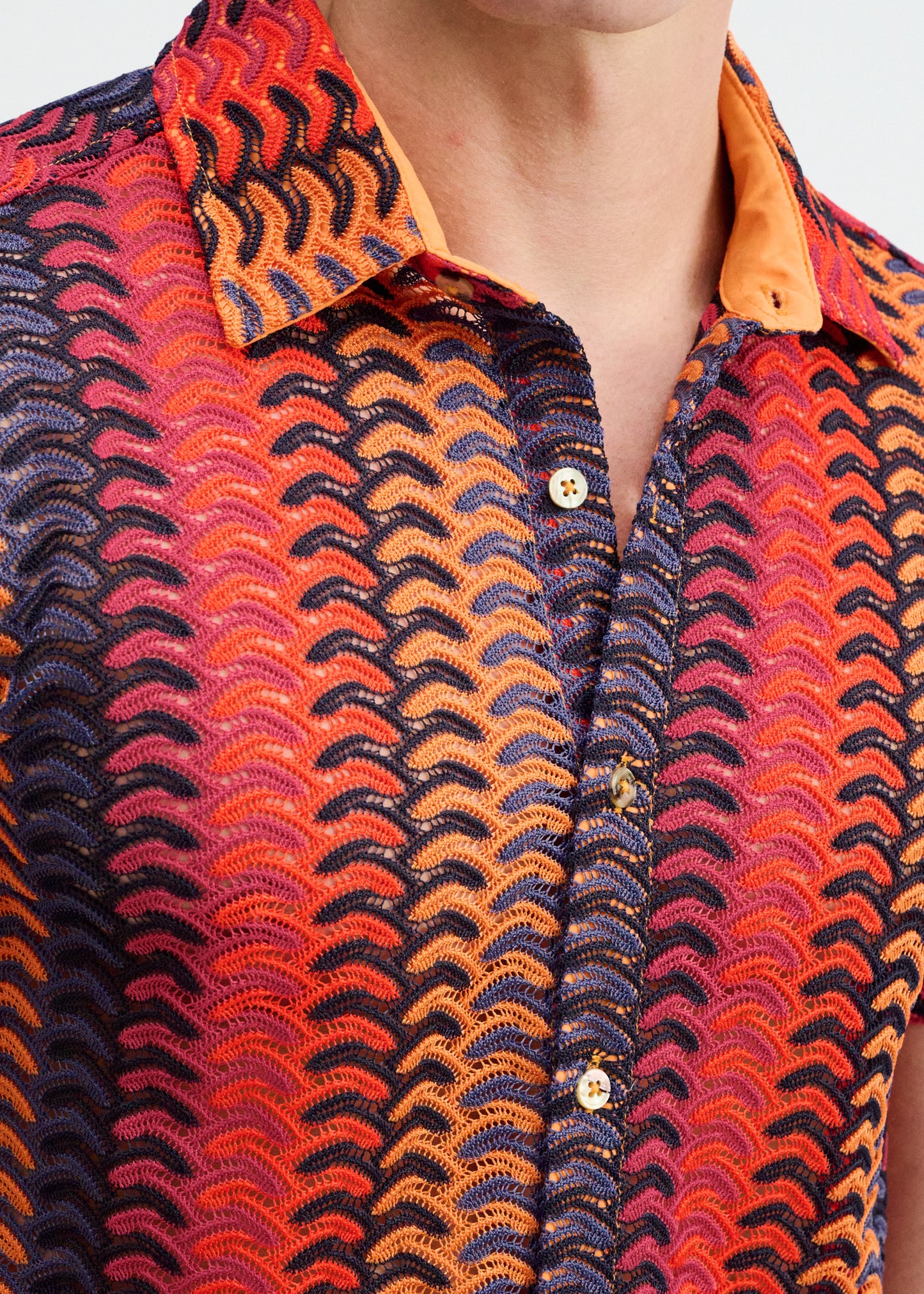 Navy Arrow Stripe Shirt