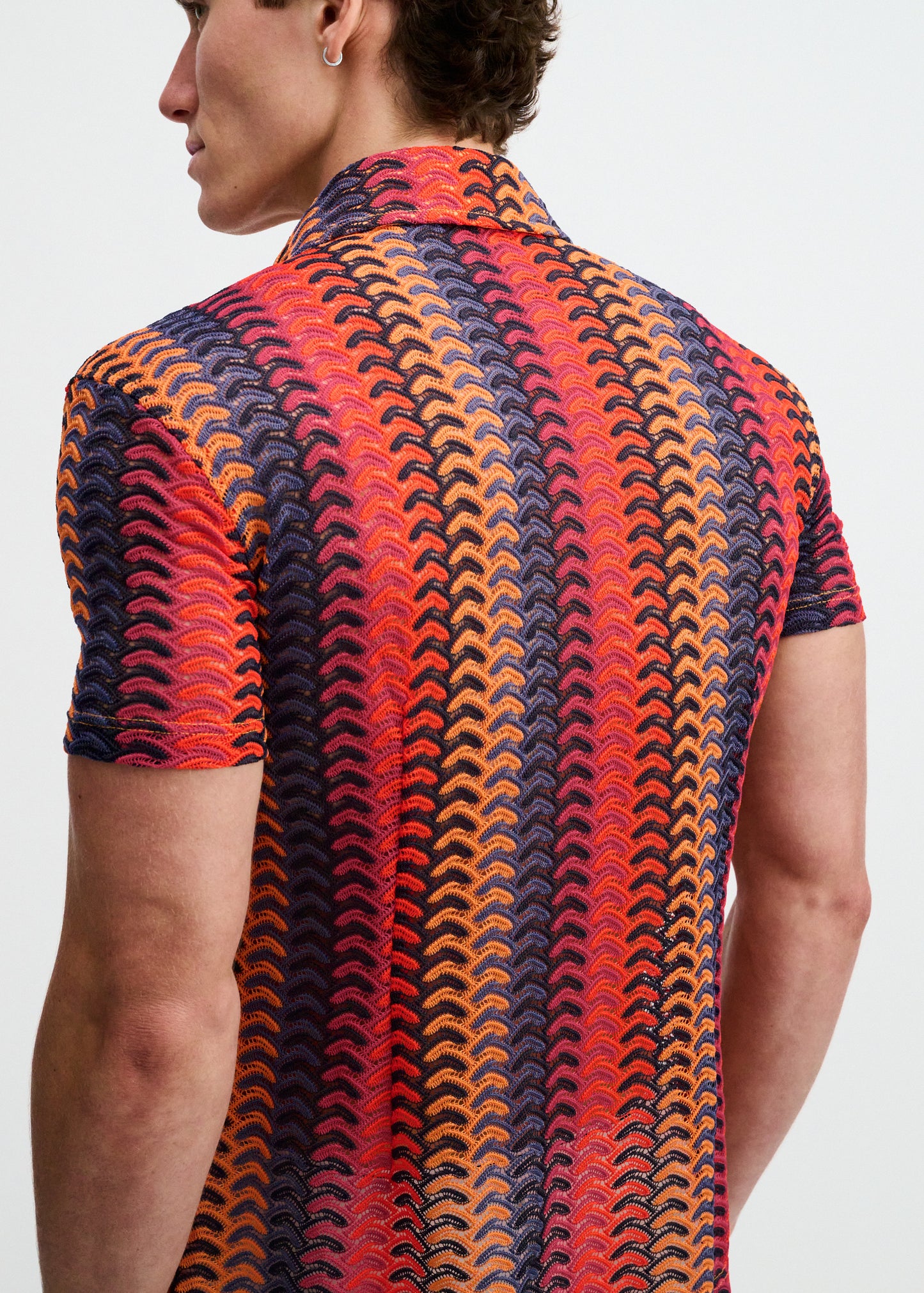 Navy Arrow Stripe Shirt