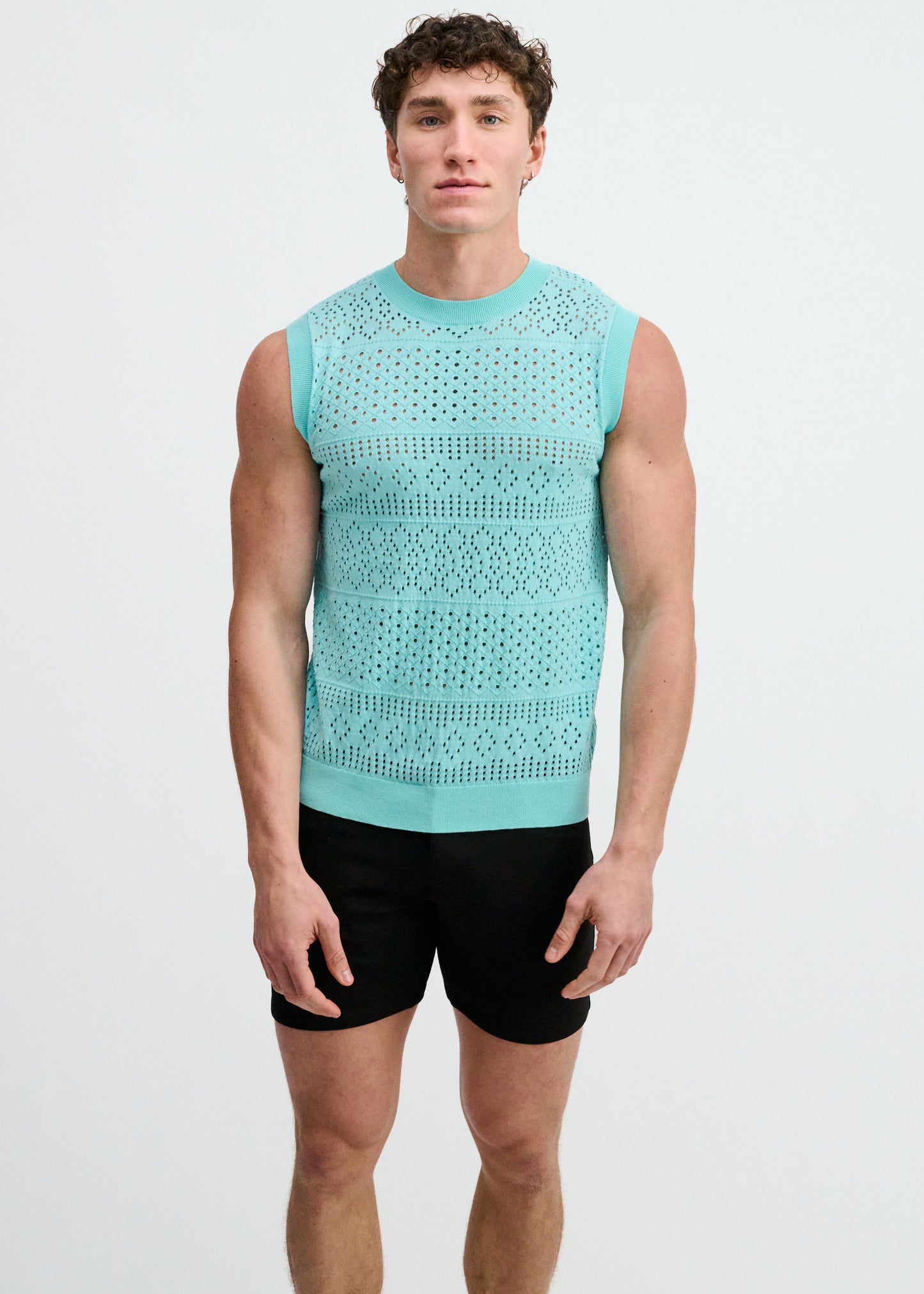 Mirage Open Knit Vest