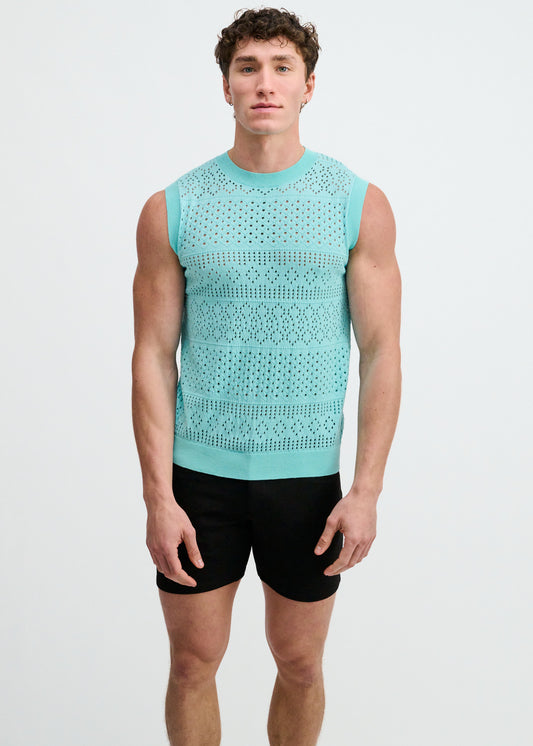 Mirage Open Knit Vest
