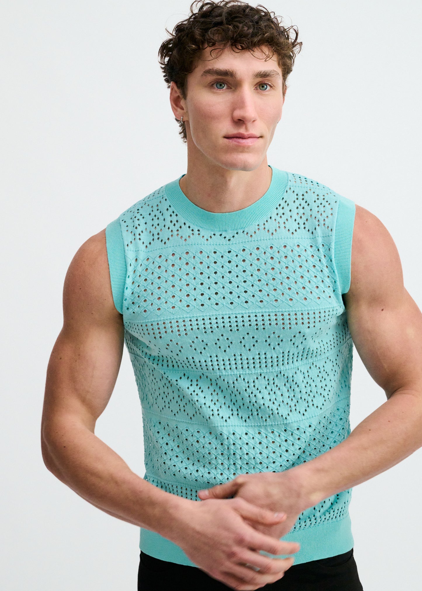 Mirage Open Knit Vest