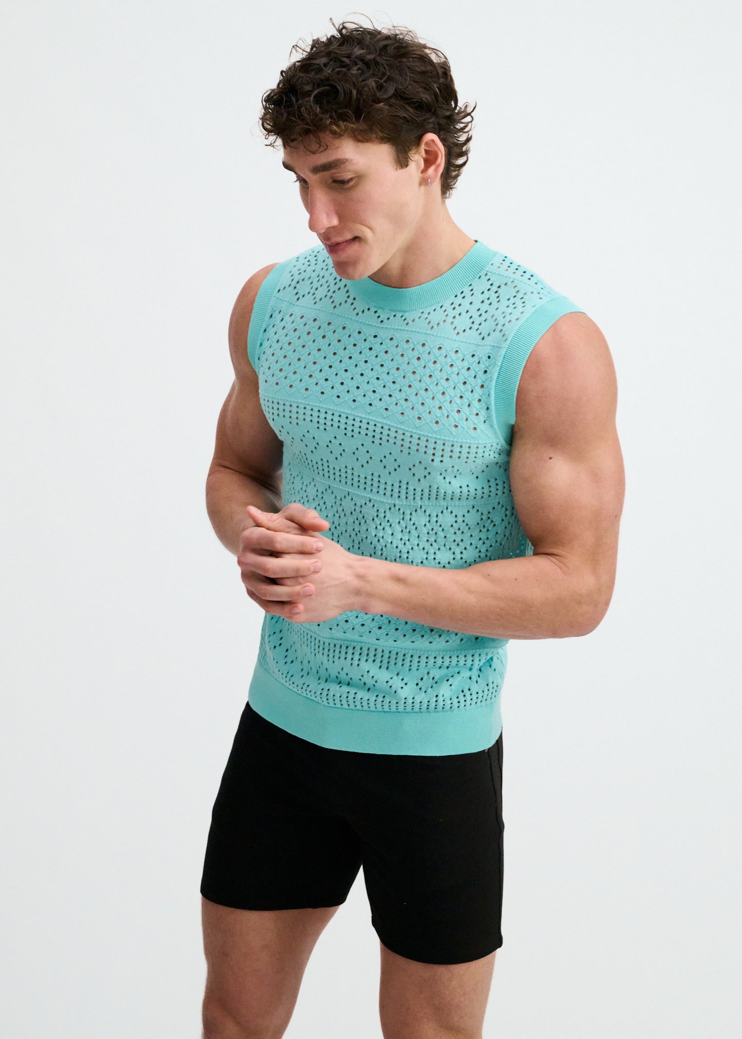 Mirage Open Knit Vest