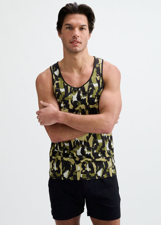 Aloe Abstract Performance Tank
