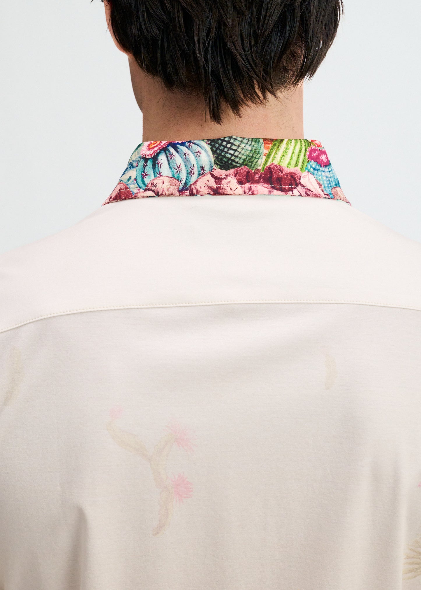 Cactus Border Print Shirt