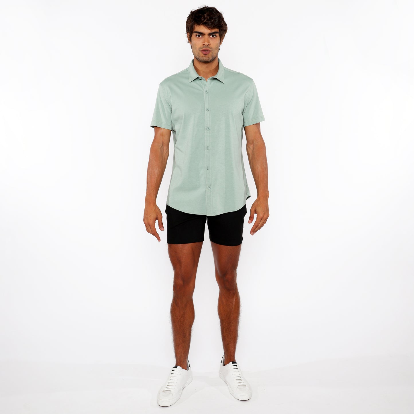 Sprig Stretch Knit Shirt