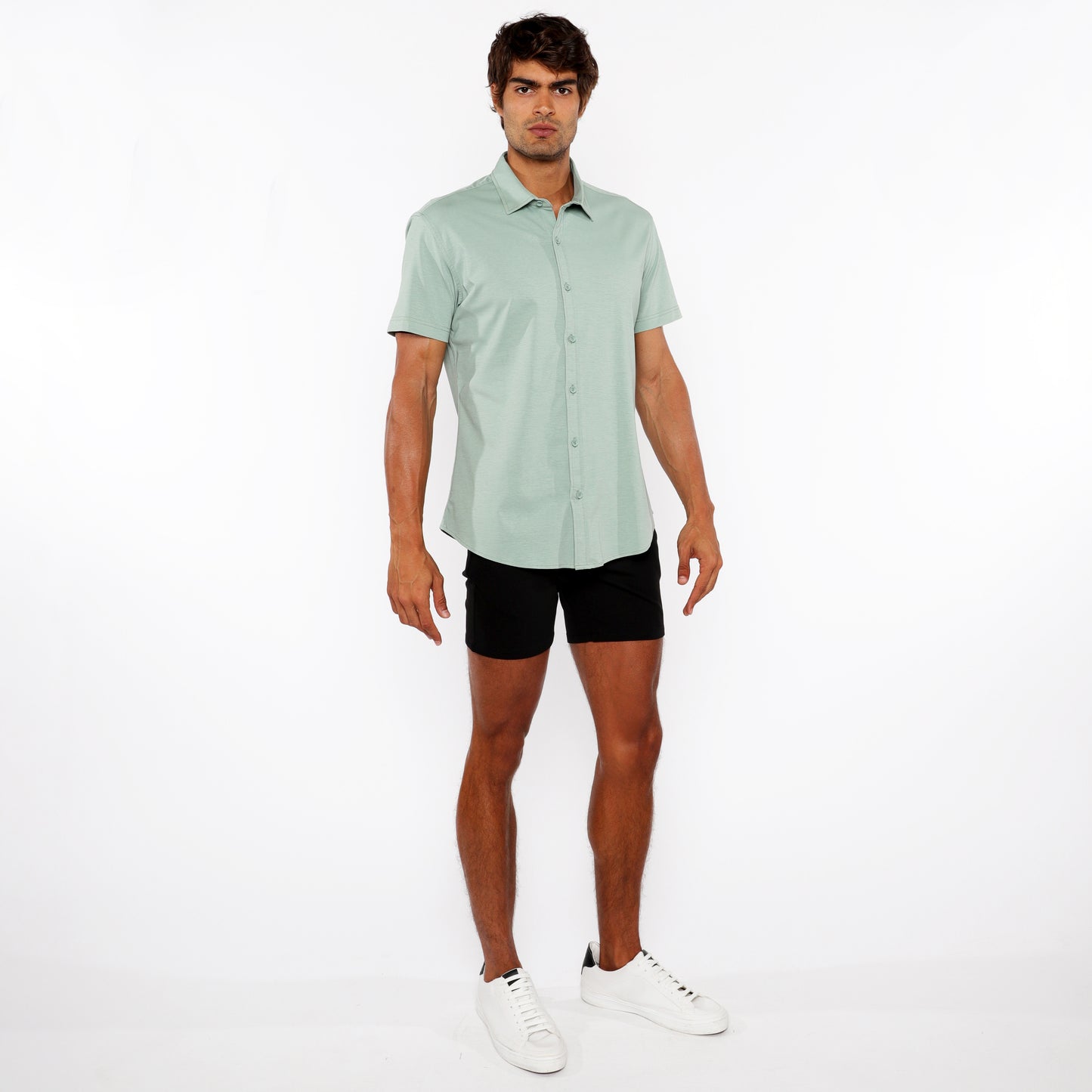 Sprig Stretch Knit Shirt