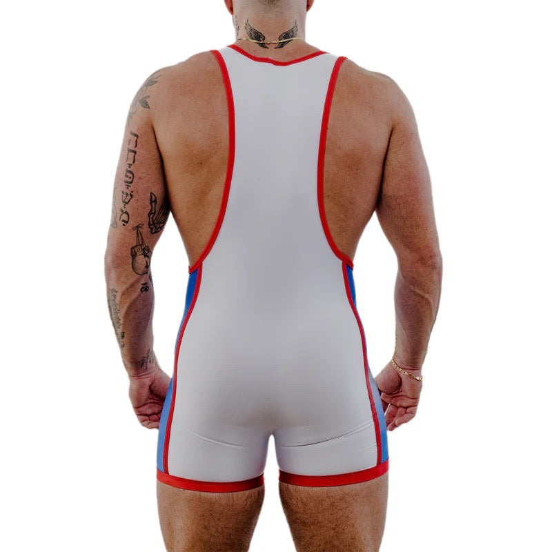 White Vanguard Singlet