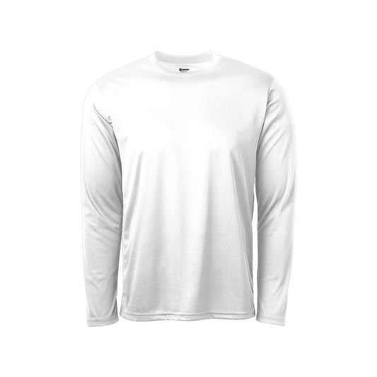 White L/S Performance Tee