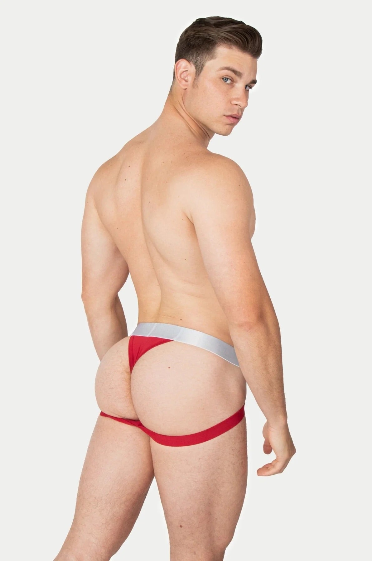 Red Apex Jock Thong