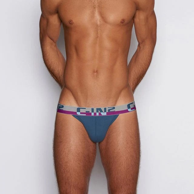 Navy C-Theory Thong