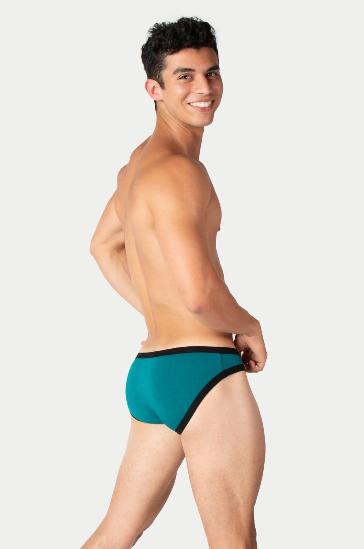 Teal Contrast Brief
