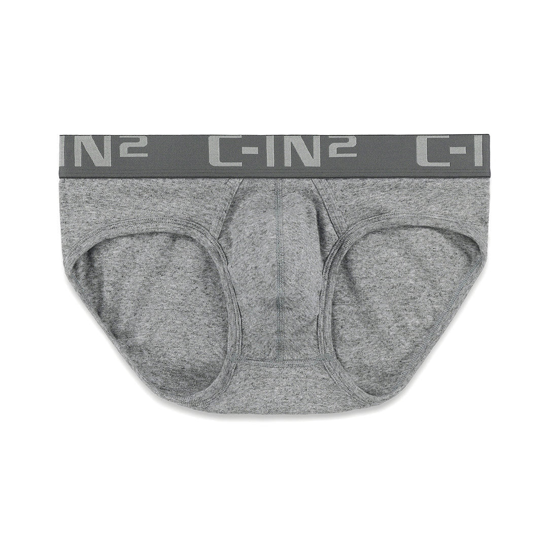Grey Core Low Rise Brief