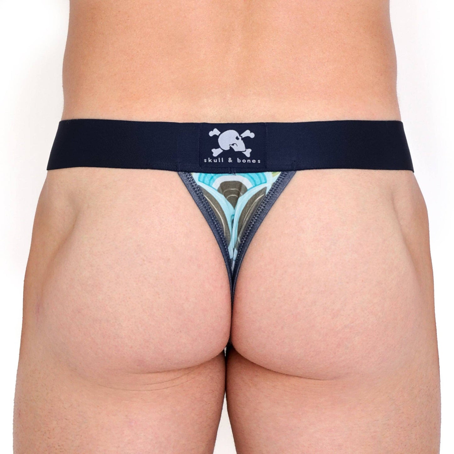 Retro Print Thong