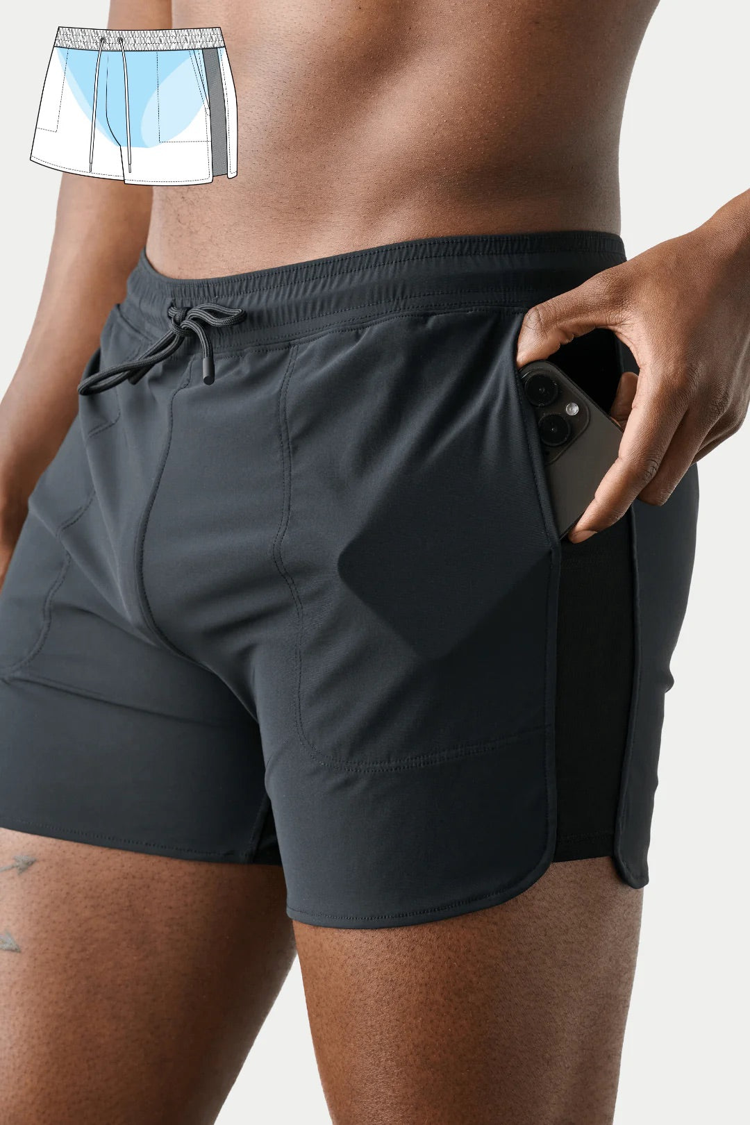 Black Edge Shorts