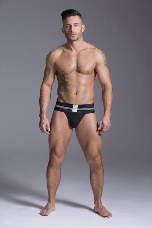 GYM Black Old School Jock