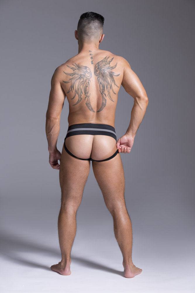 GYM Black Old School Jock