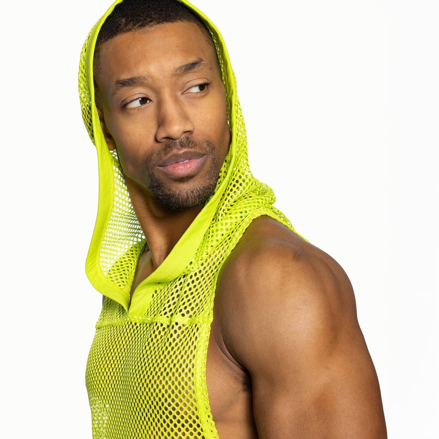 Lime Hooded Practice Jersey