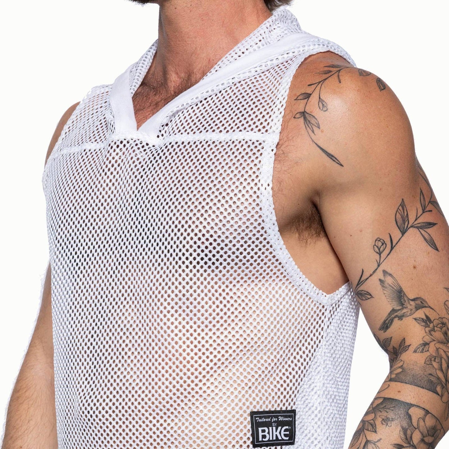 White Hooded Practice Jersey
