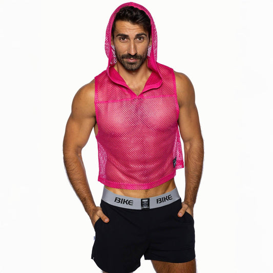 Pink Hooded Practice Jersey